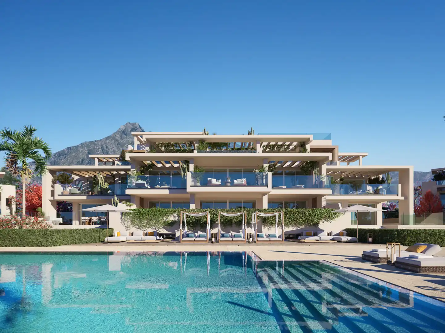 Apartament amb piscina en venda a Milla de Oro