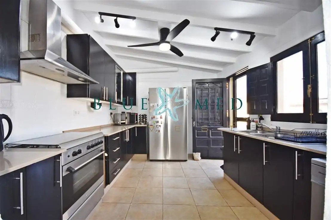 Cocina de Casa o chalet en venta en Fuente Álamo de Murcia con Aire acondicionado, Calefacción y Terraza