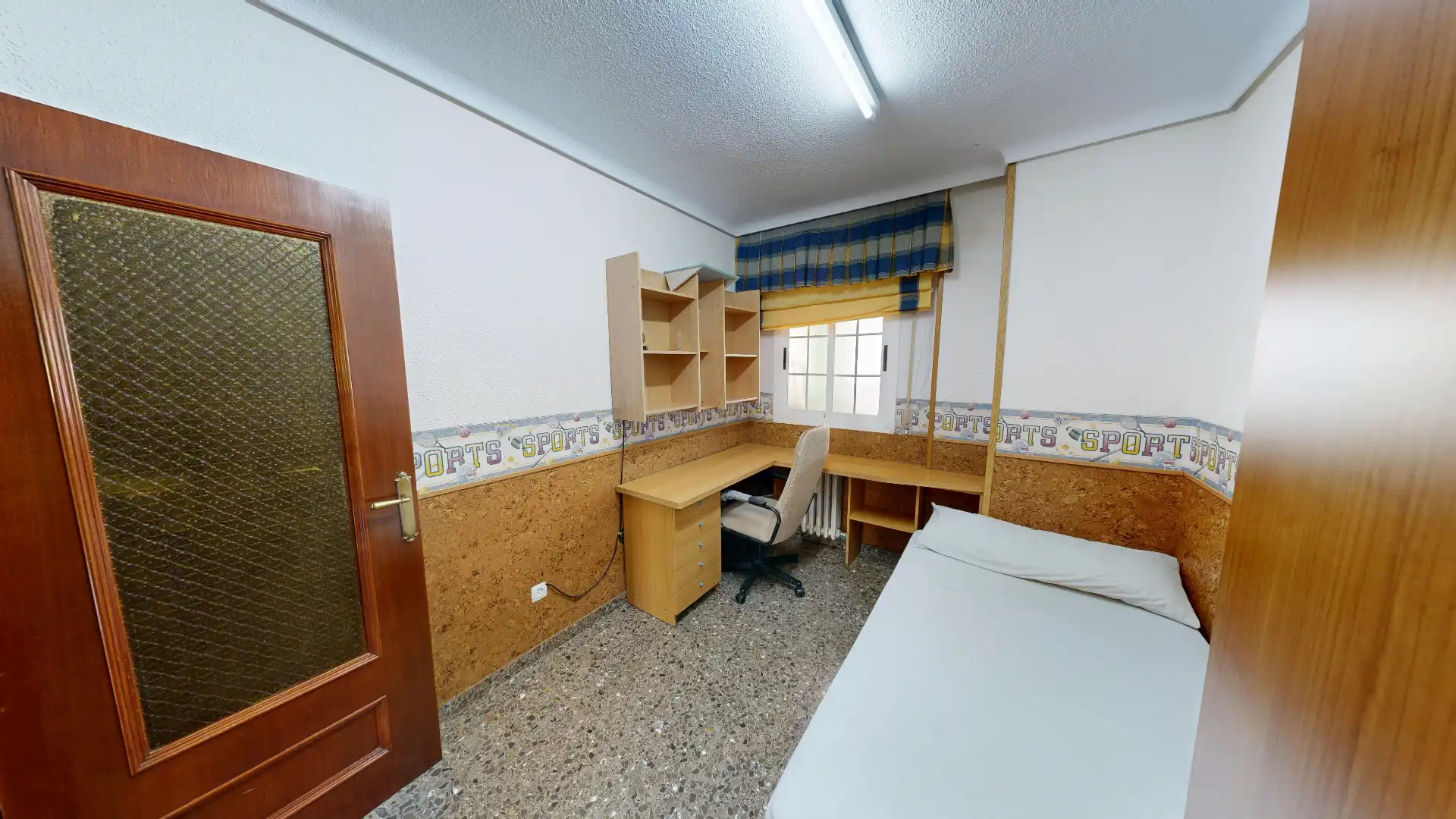 Bedroom of Flat for sale in Albacete  with Air Conditioner, Heating and Furnished