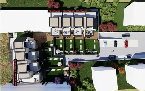 Terrassa de Casa adosada en venda en Vigo  amb Calefacció, Jardí privat i Terrassa