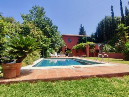 Jardí de Finca rústica en venda en Mijas amb Jardí privat, Terrassa i Piscina