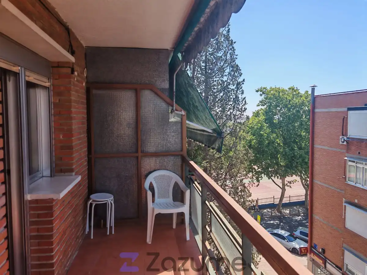 Terraza de Piso de alquiler en Leganés con Calefacción, Terraza y Balcón
