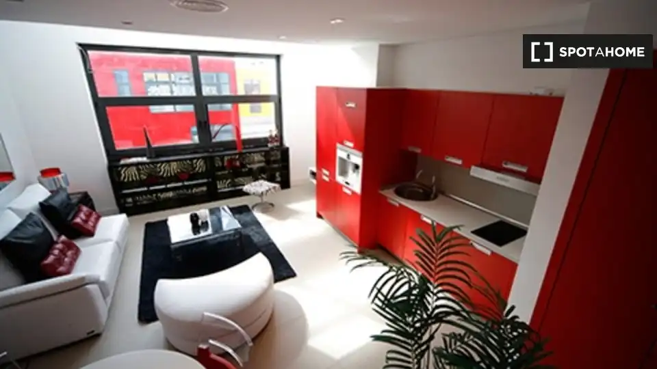 Kitchen of Flat for rent in Madrid  with Air Conditioner, Heating and Furnished