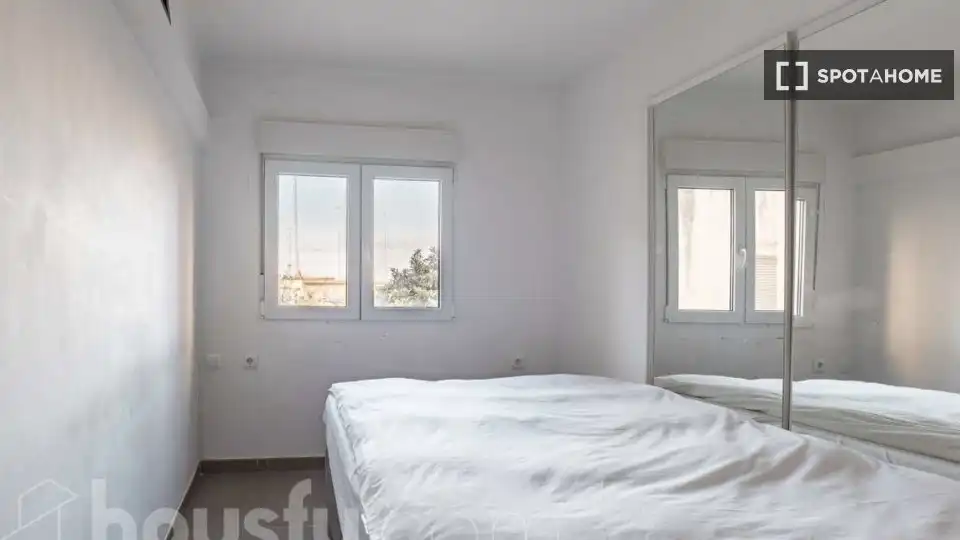 Habitación de Piso de alquiler en Barcelona con Aire acondicionado, Calefacción y Amueblado