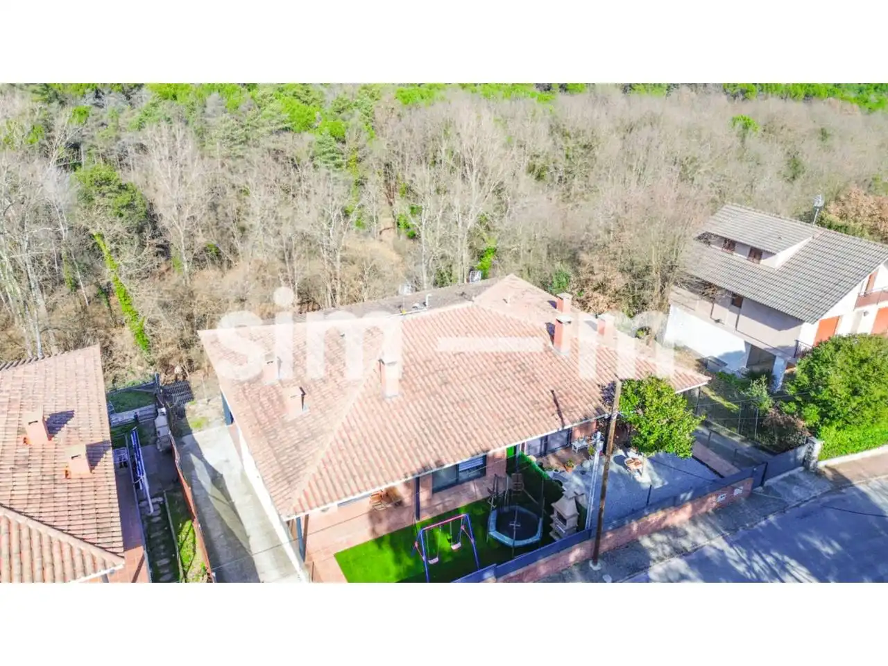 Jardí de Casa adosada en venda en Viladrau amb Aire condicionat, Calefacció i Jardí privat