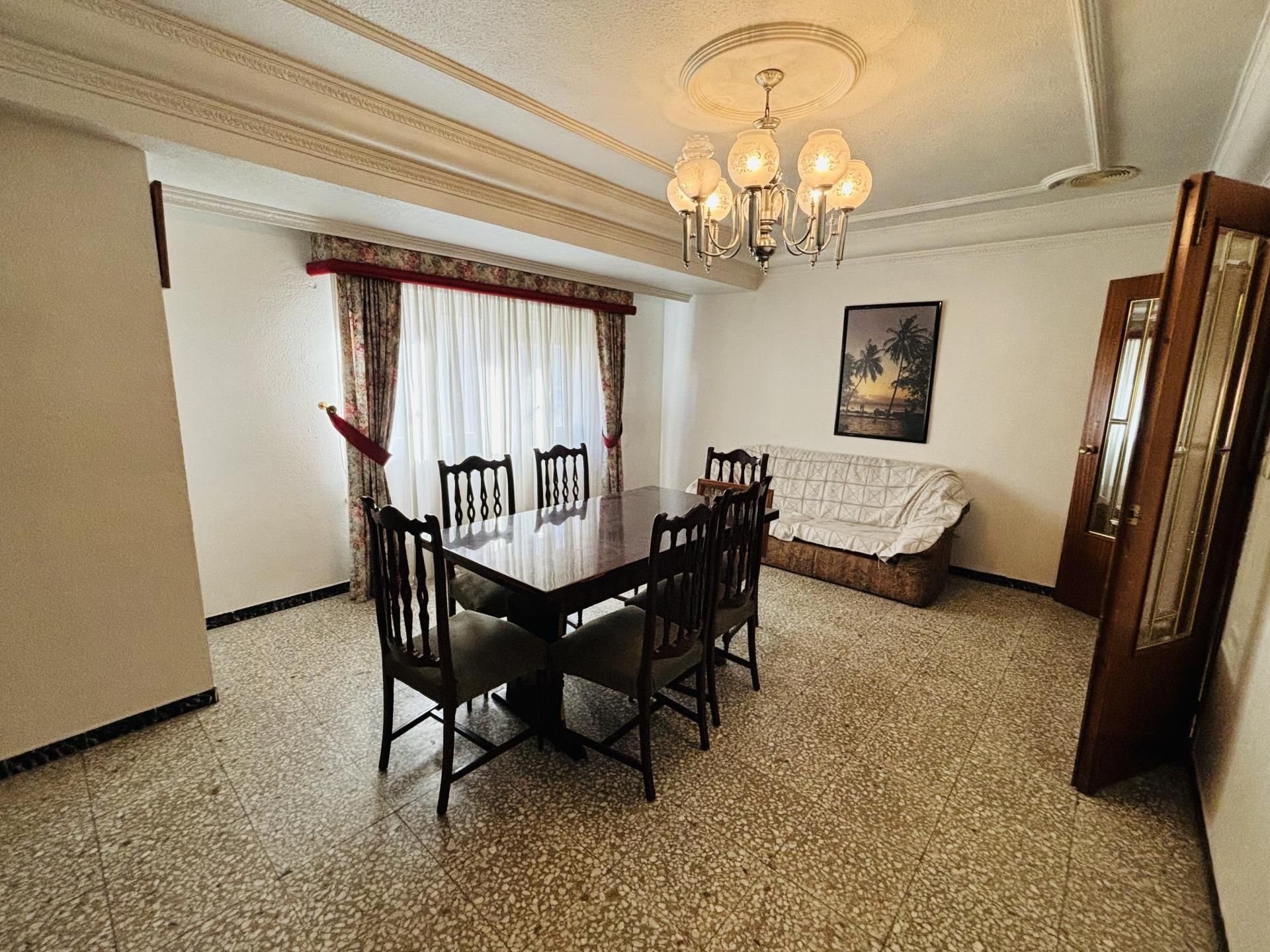 Dining room of Flat for sale in Elda  with Terrace, Storage room and Balcony