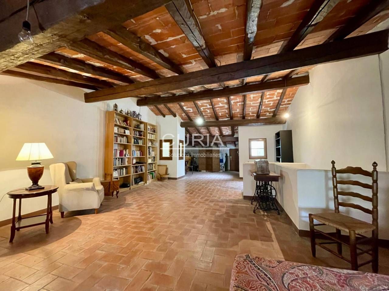 Sala d'estar de Casa o xalet en venda en Castelldans amb Calefacció