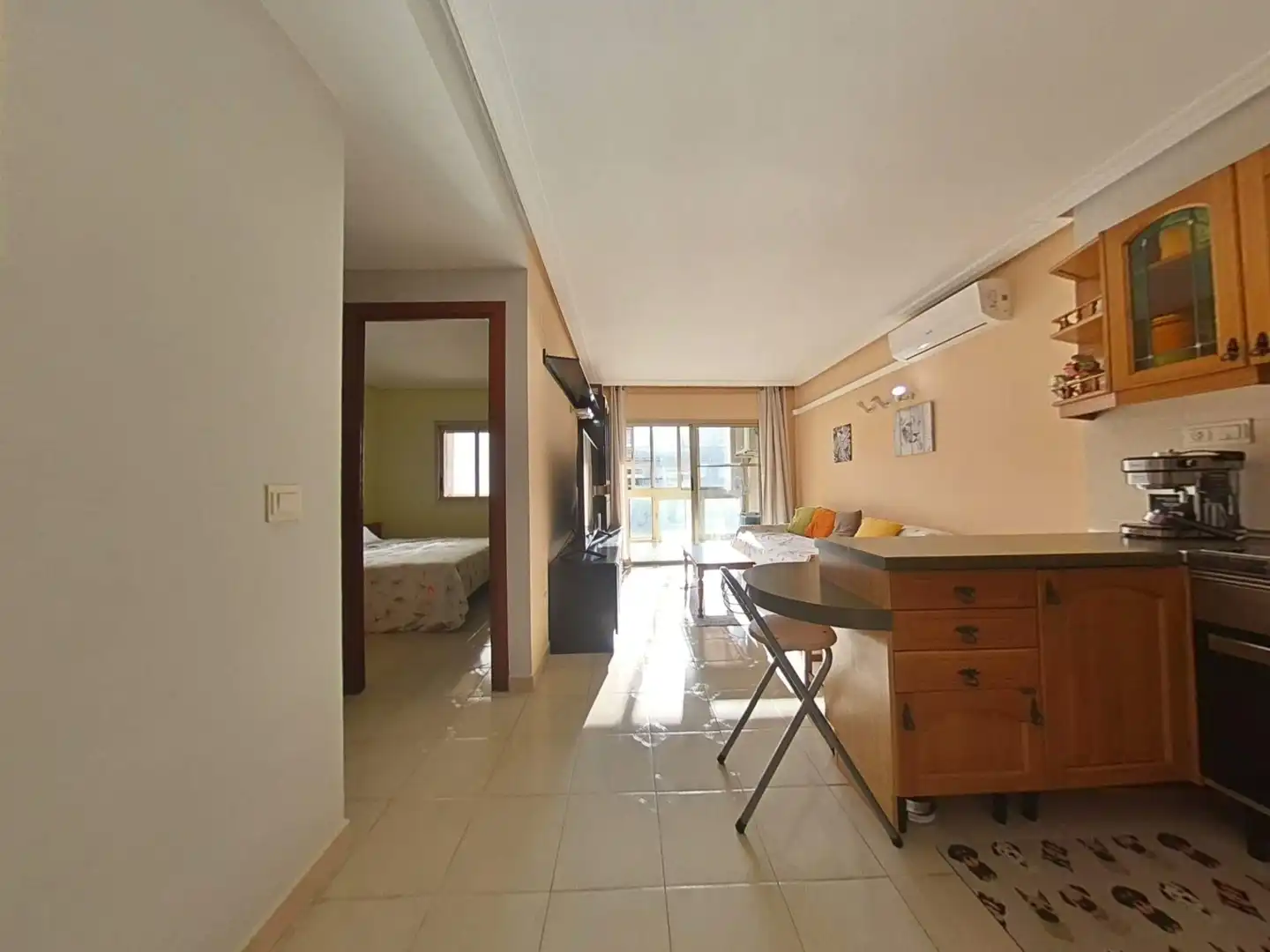 Schlafzimmer von Wohnungen zum Verkauf in Salou mit Heizung, Möbliert und Gemeinschaftspool