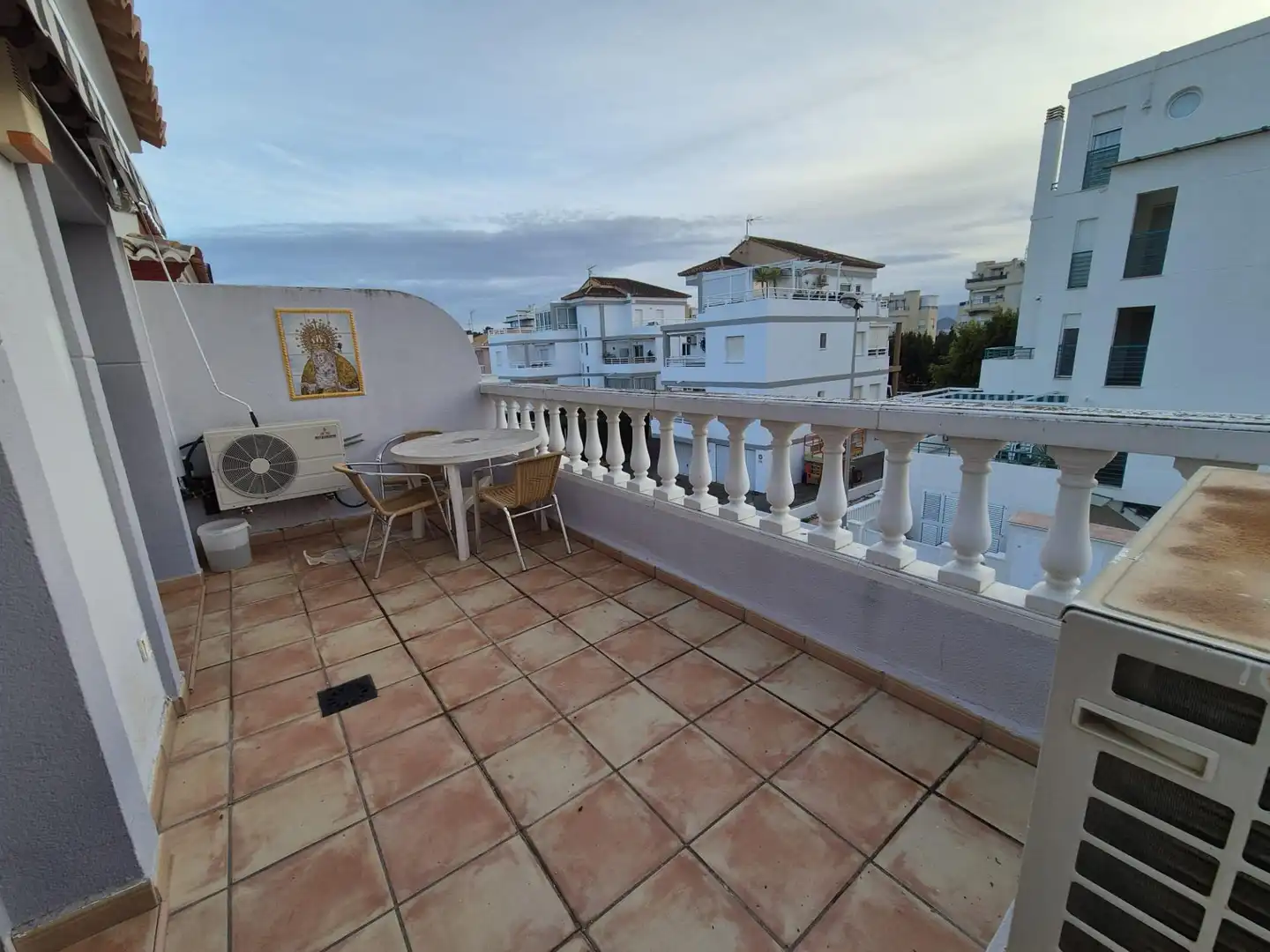 Terrace of Detached homes for sale in Oliva  with Air Conditioner, Heating and Private garden