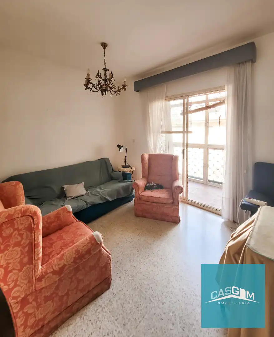 Sala de estar de Piso en venta en Huelva con Terraza, Trastero y Amueblado