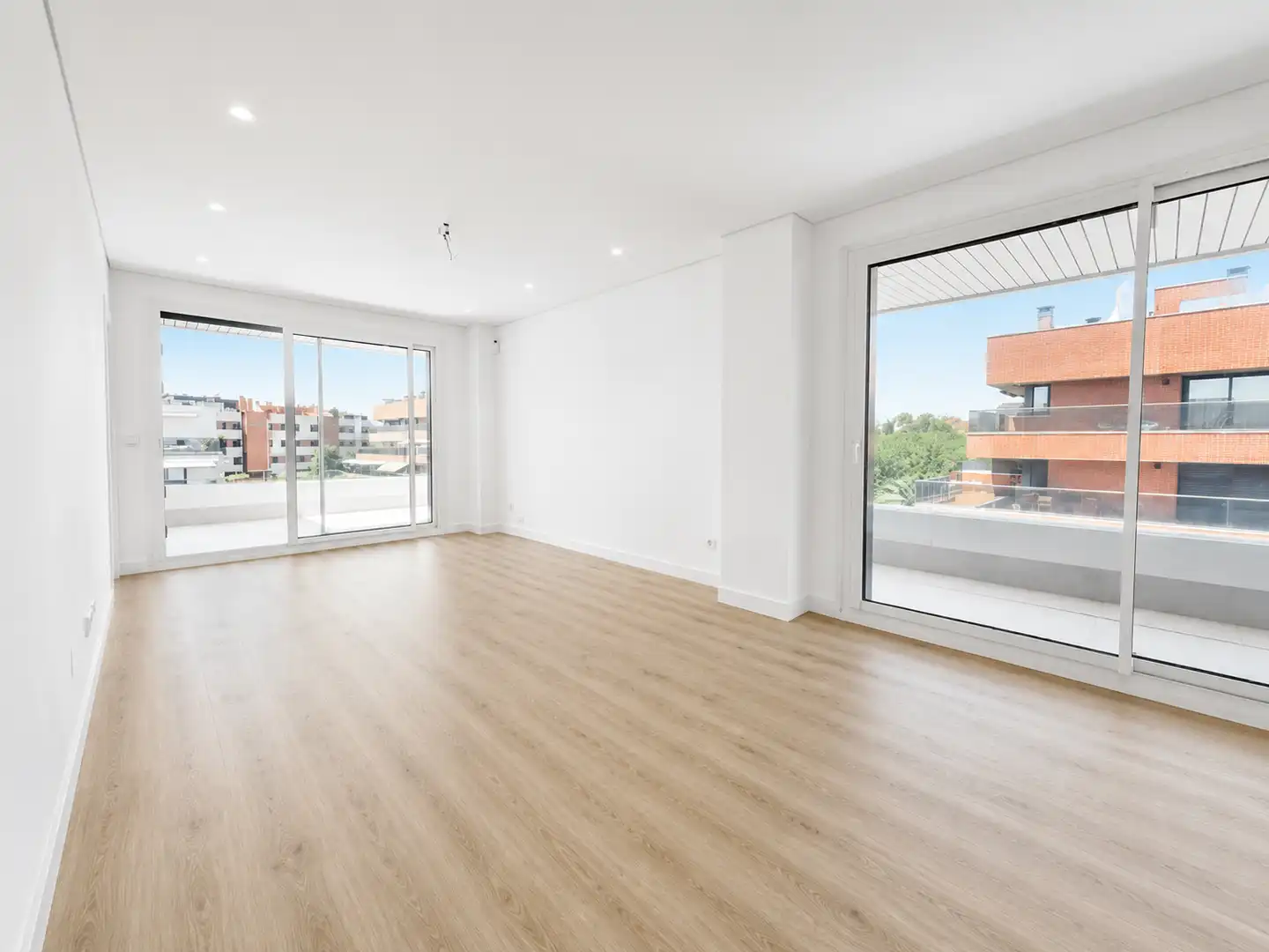 Sala d'estar de Àtic de lloguer en Pozuelo de Alarcón amb Aire condicionat, Calefacció i Terrassa