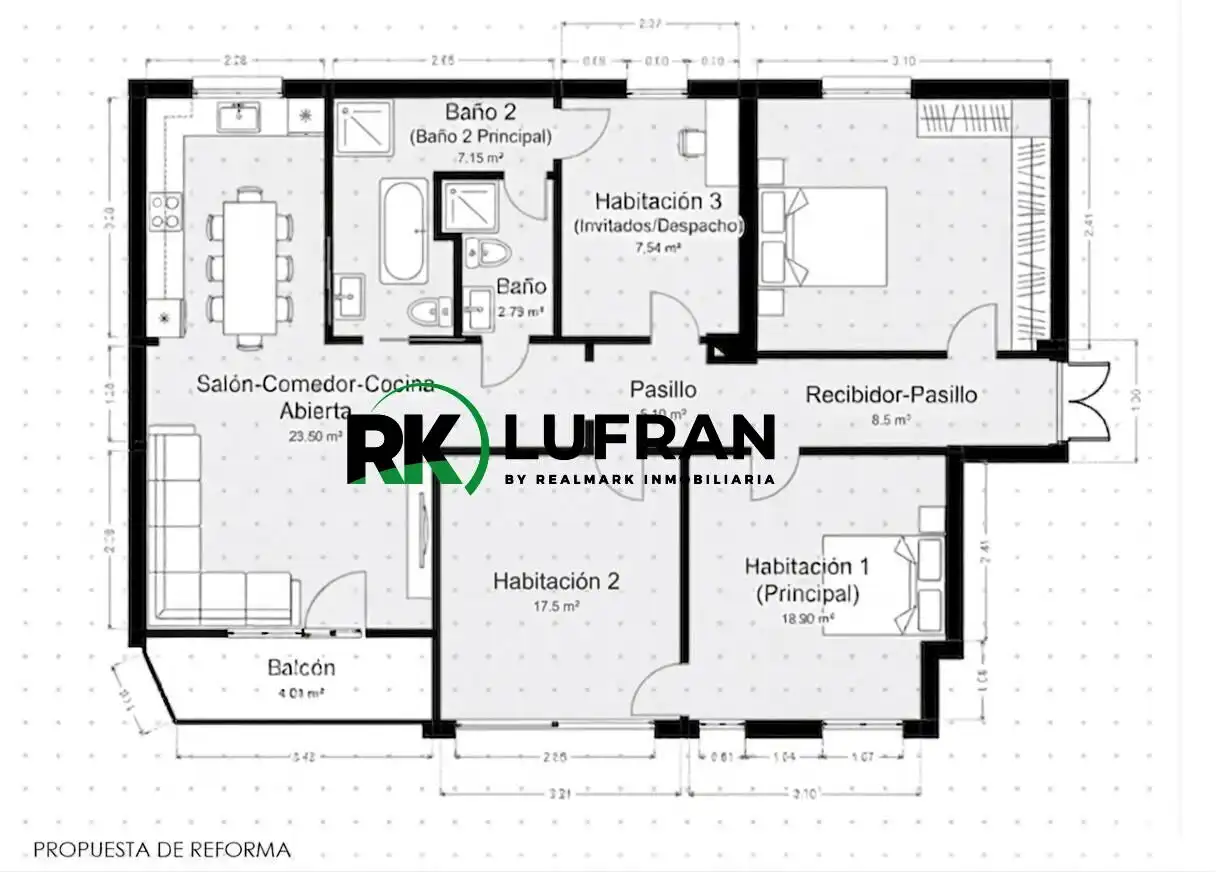Wohnung mit Terrasse zum Verkauf in Centro, imagen 2