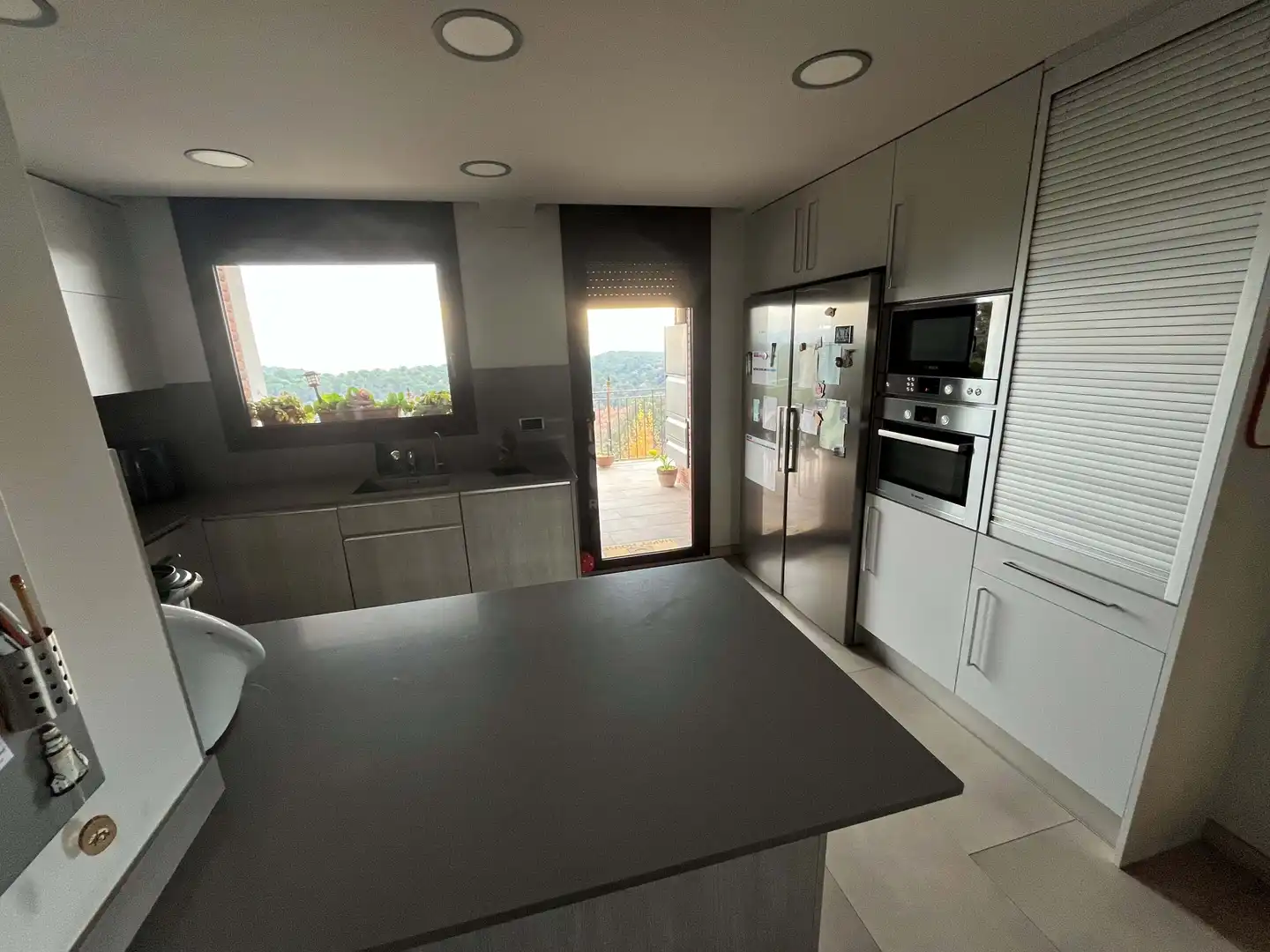 Kitchen of Houses for sale in Les Franqueses del Vallès  with Air Conditioner, Heating and Terrace