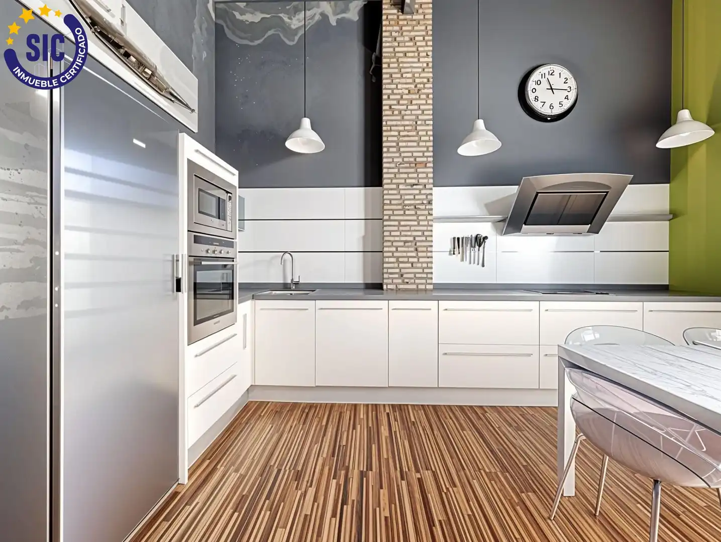 Cocina de Casa o chalet en venta en Valencia con Aire acondicionado, Calefacción y Parquet