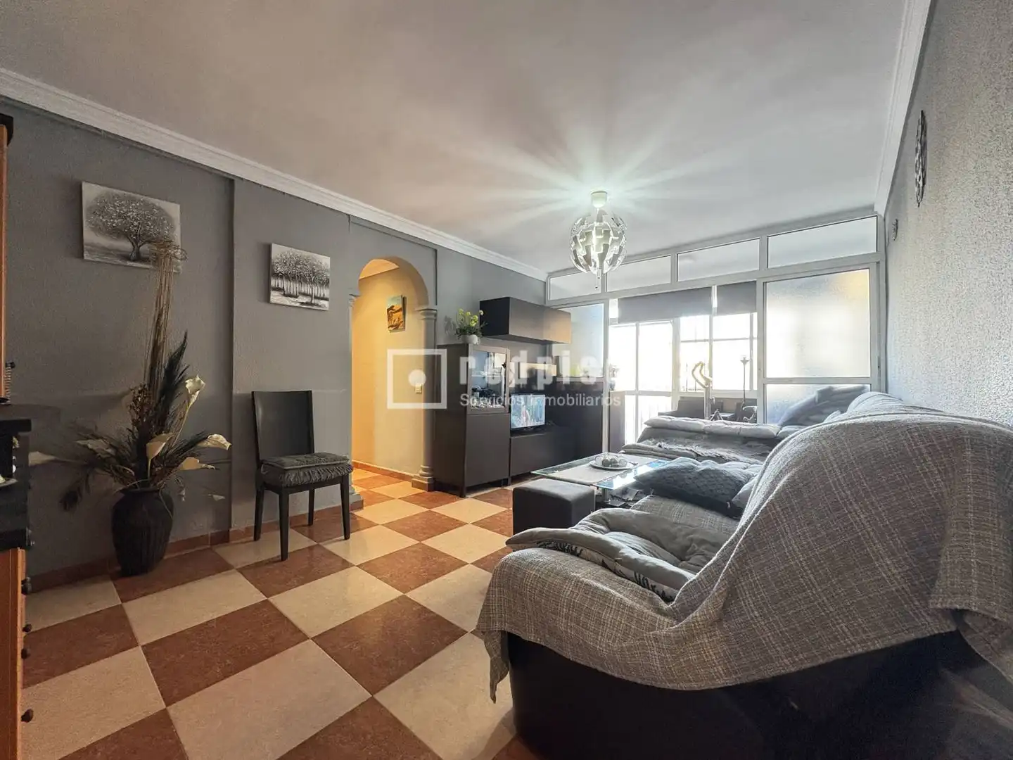 Sala d'estar de Pis en venda en Málaga