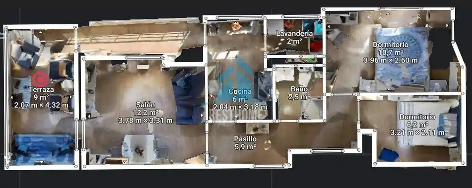 Piso en venta en Tavernes de la Valldigna con Amueblado y Balcón