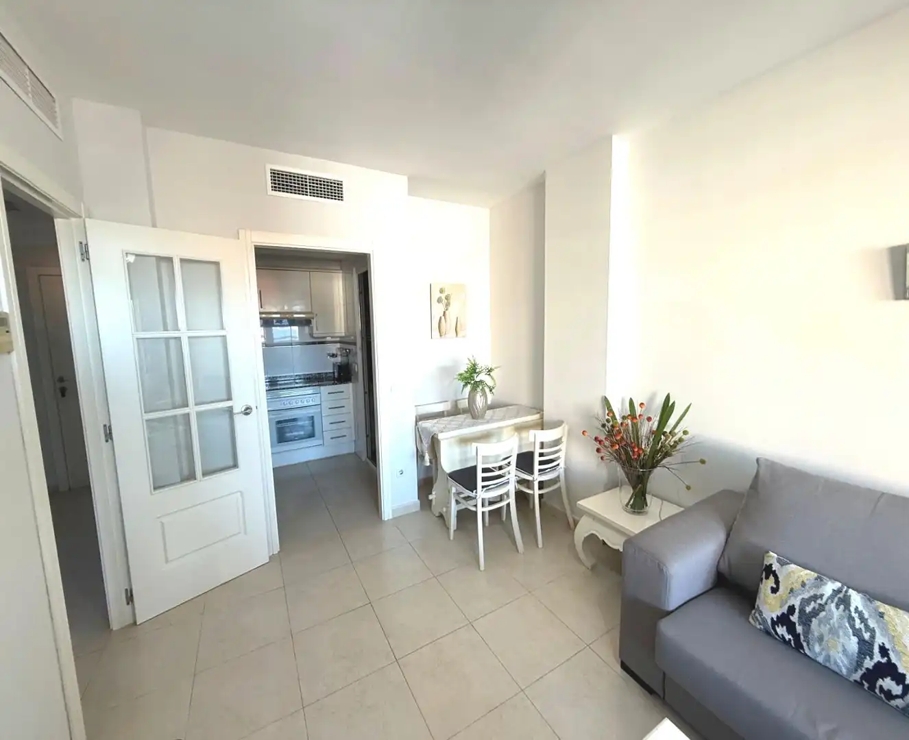 Kitchen of Apartments for sale in Calpe / Calp  with Air Conditioner, Heating and Private garden