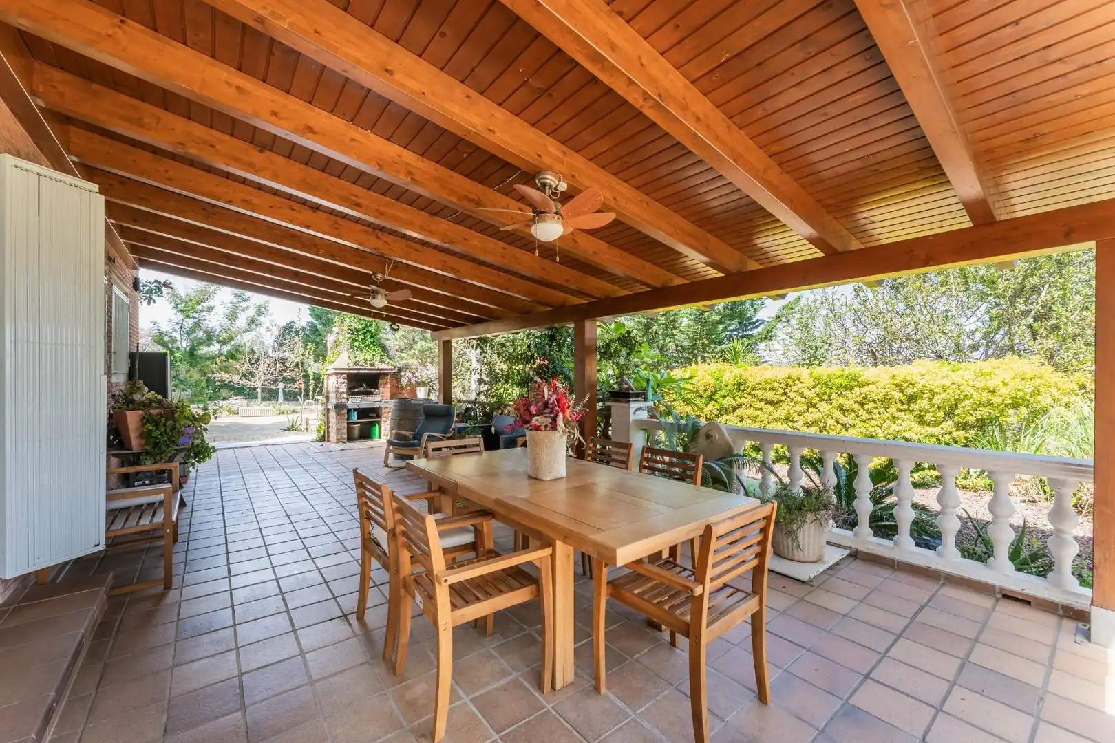 Terraza de Casa o chalet en venta en Vilanova del Vallès con Aire acondicionado, Calefacción y Jardín privado