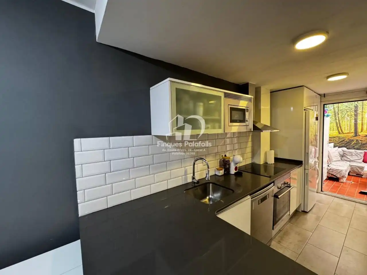 Kitchen of Flat for sale in Blanes  with Heating, Parquet flooring and Terrace