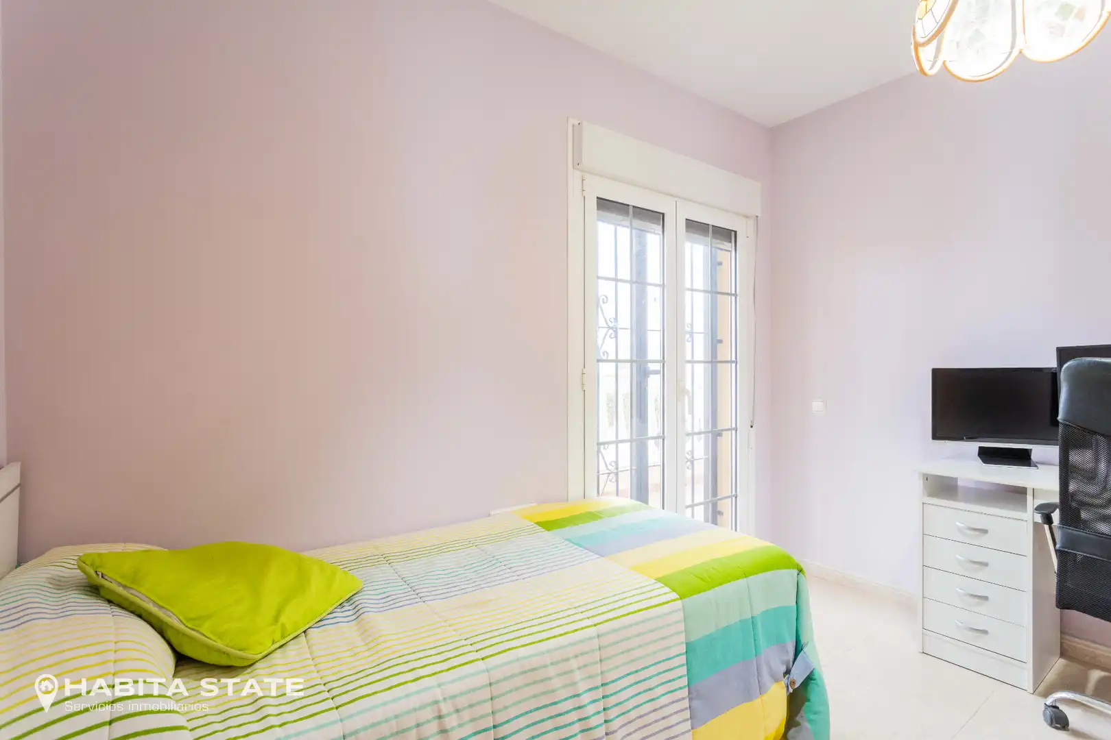 Habitación de Casa o chalet en venta en Pechina con Aire acondicionado, Calefacción y Jardín privado