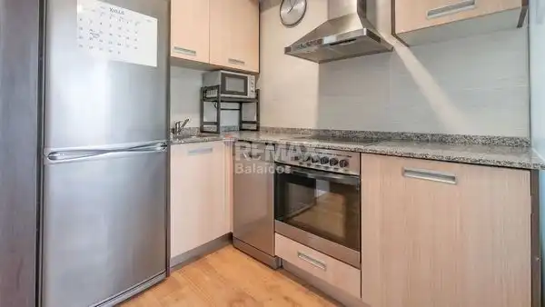 Cuina de Apartament en venda en Baiona amb Calefacció, Parquet i Terrassa