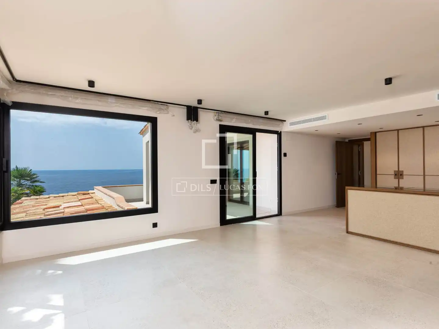 Wohnzimmer von Haus oder Chalet zum Verkauf in Lloret de Mar mit Klimaanlage, Heizung und Privatgarten