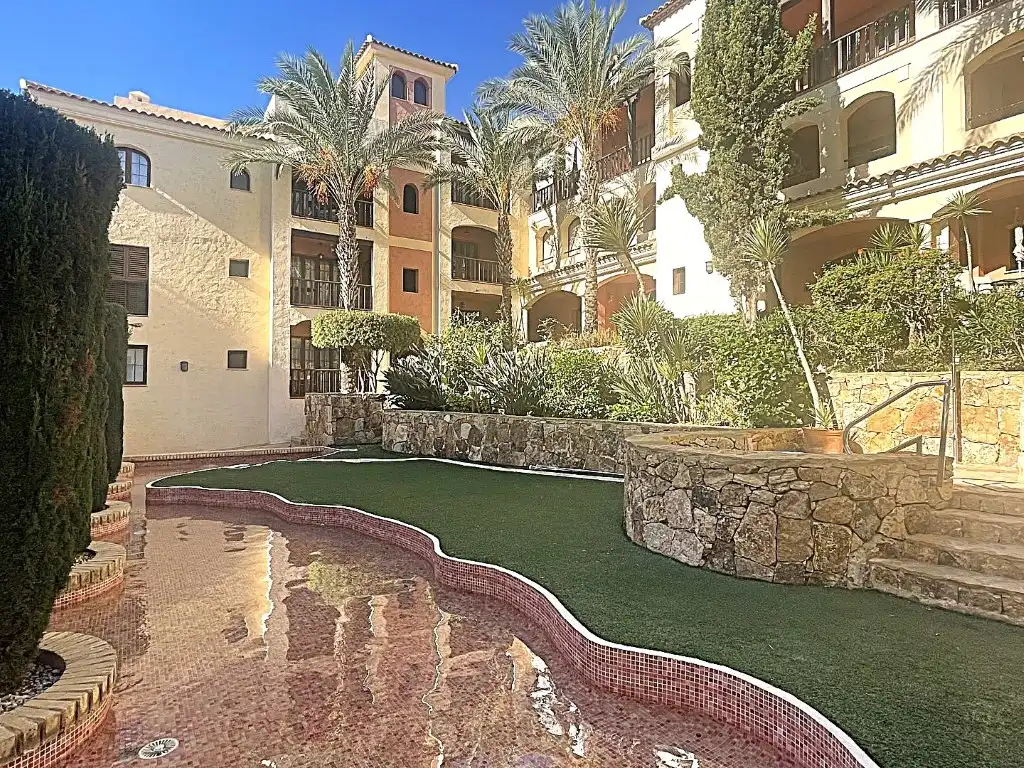 Jardí de Apartament en venda en Cuevas del Almanzora amb Aire condicionat, Calefacció i Terrassa