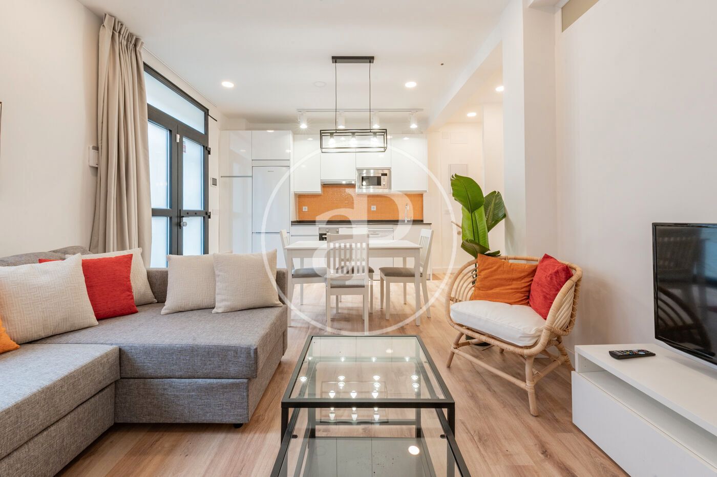 Living room of Flat for sale in Cabezón de la Sal  with Air Conditioner, Heating and Furnished