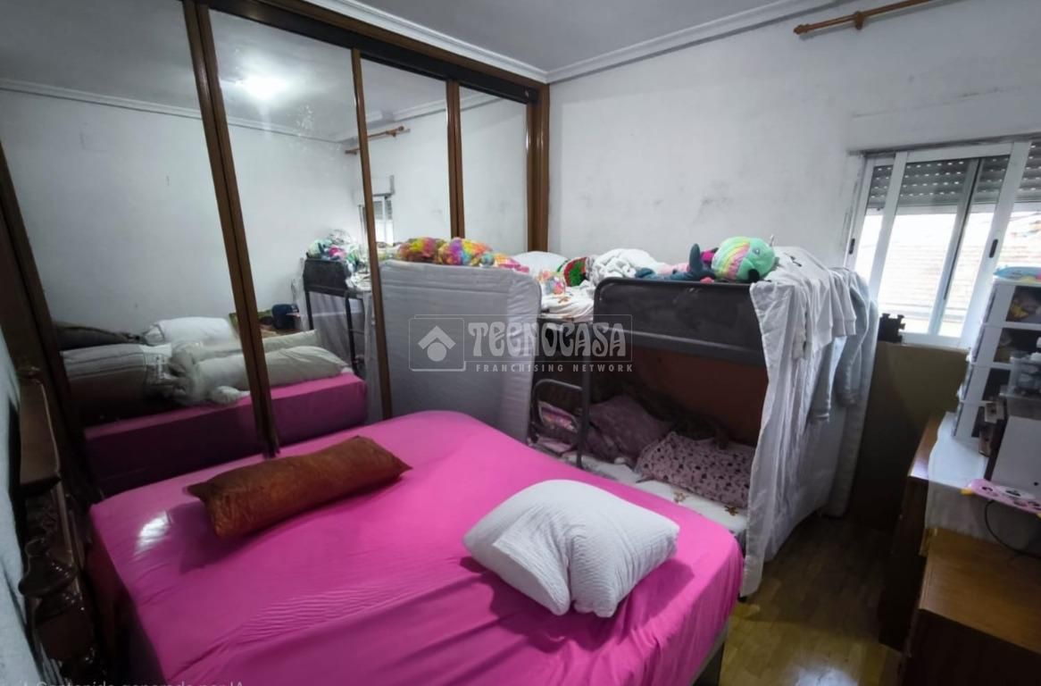 Bedroom of Flat for sale in  Madrid Capital  with Parquet flooring and Terrace