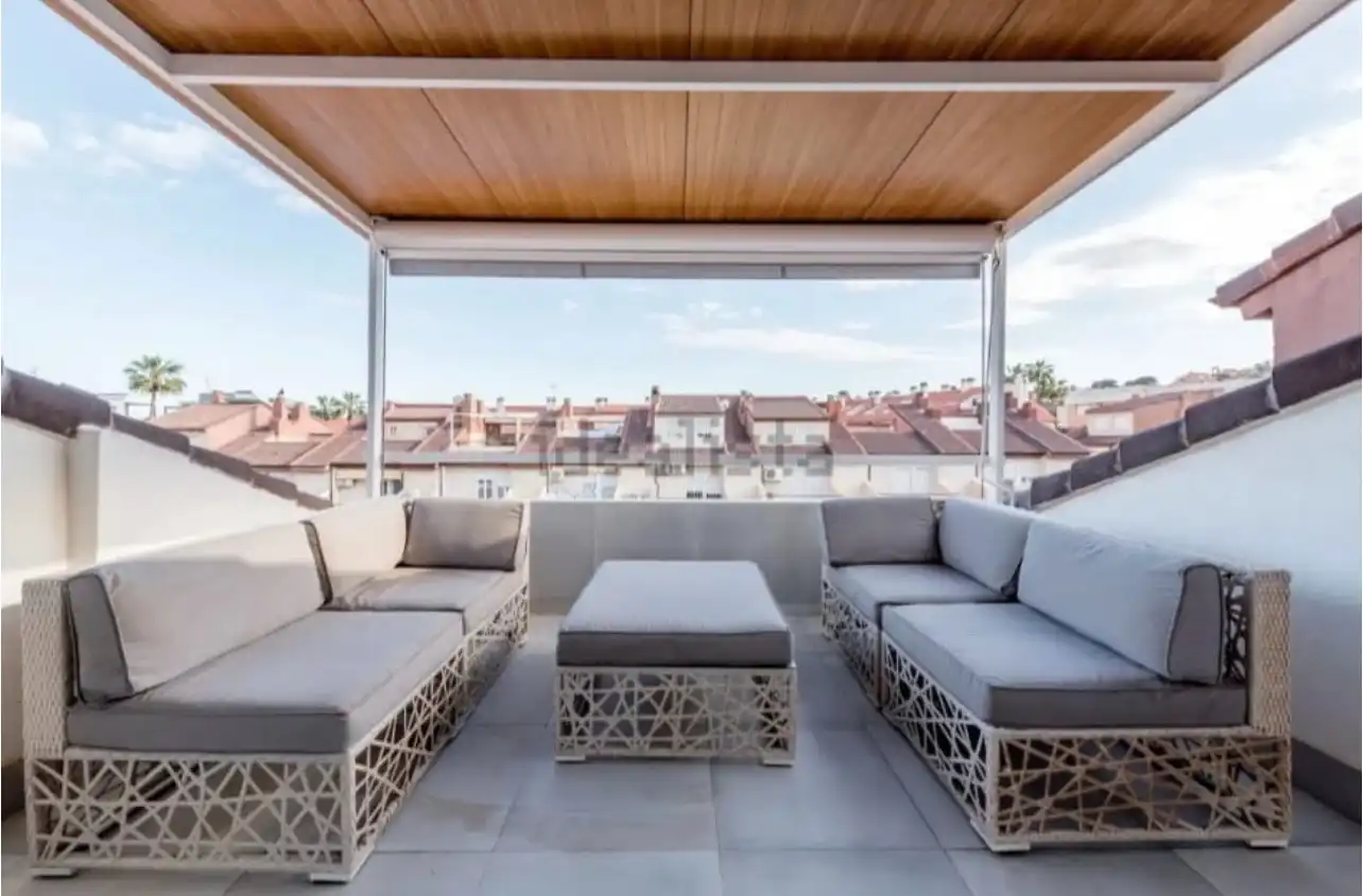 Terrassa de Casa adosada de lloguer en Alicante / Alacant amb Aire condicionat, Calefacció i Terrassa