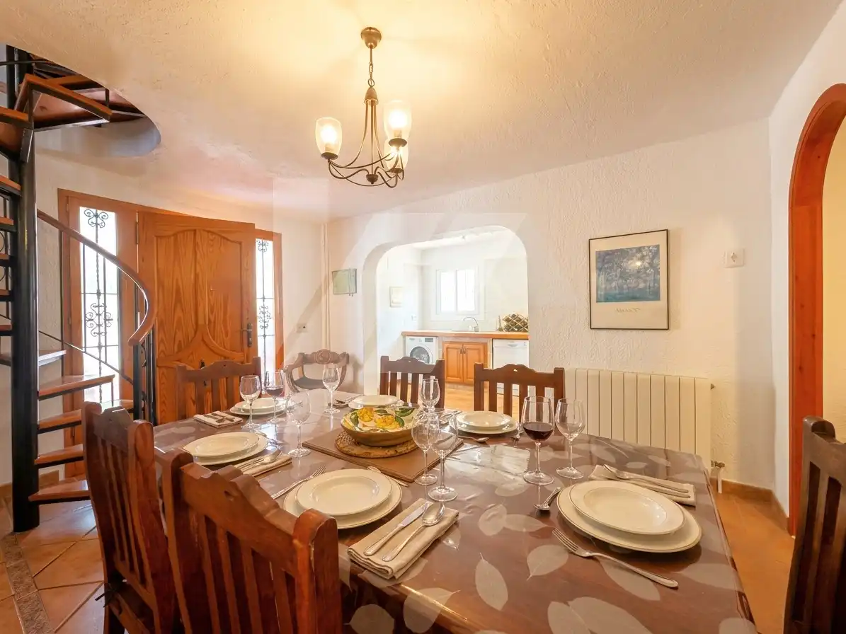 Comedor de Casa o chalet en venta en Moraira con Calefacción, Jardín privado y Terraza