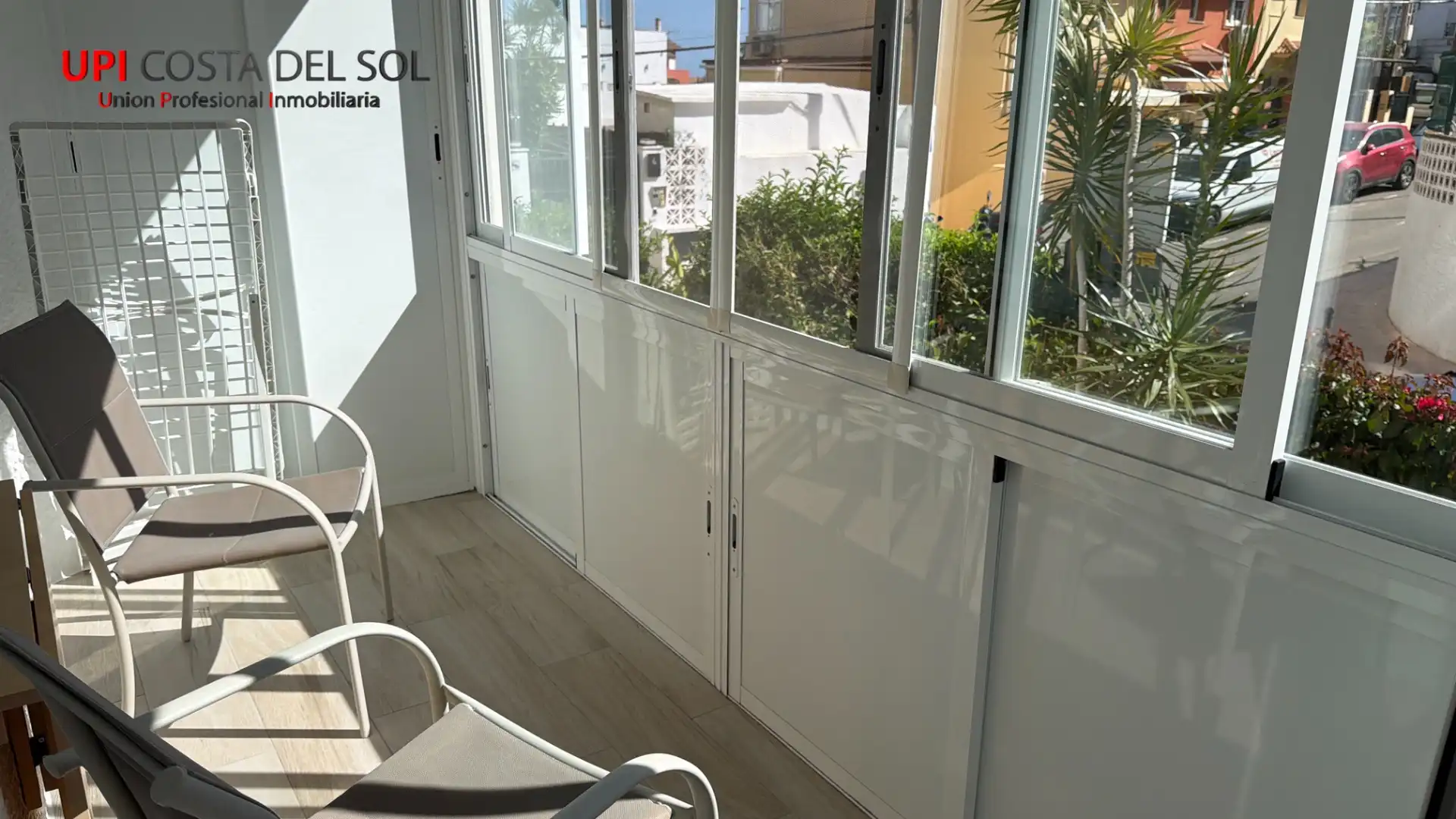Balcony of Apartments for sale in Benalmádena  with Parquet flooring, Furnished and Oven
