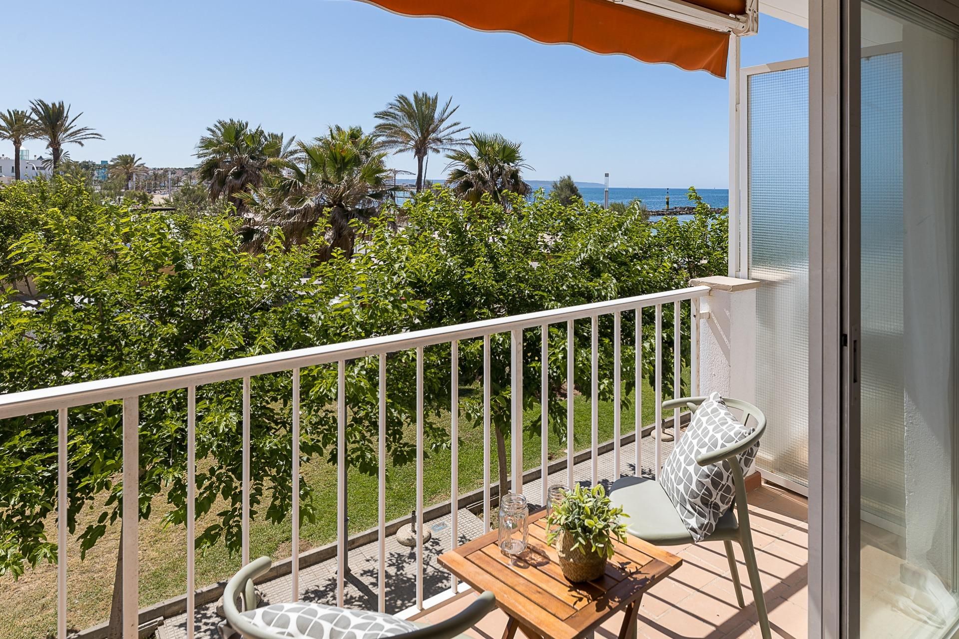 Terrassa de Apartament en venda en  Palma de Mallorca amb Terrassa, Traster i Balcó