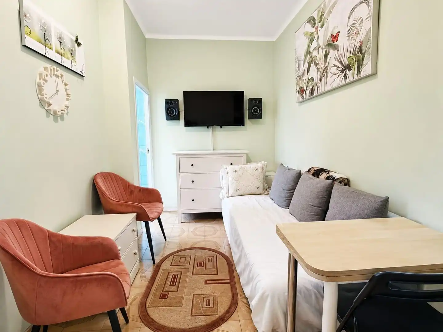 Sala d'estar de Pis en venda en Badalona amb Terrassa