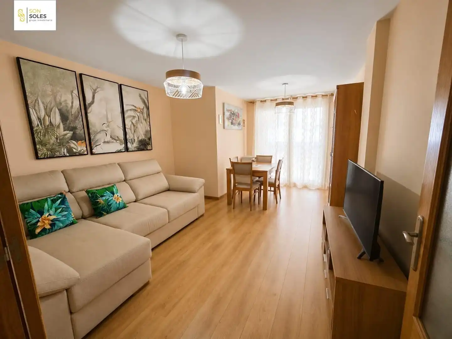 Sala de estar de Piso en venta en Piélagos con Calefacción, Jardín privado y Terraza