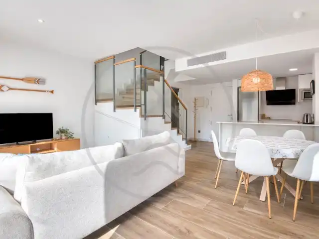 Living room of Flat for sale in Castell d'Aro, Platja d'Aro i s'Agaró  with Air Conditioner, Heating and Terrace