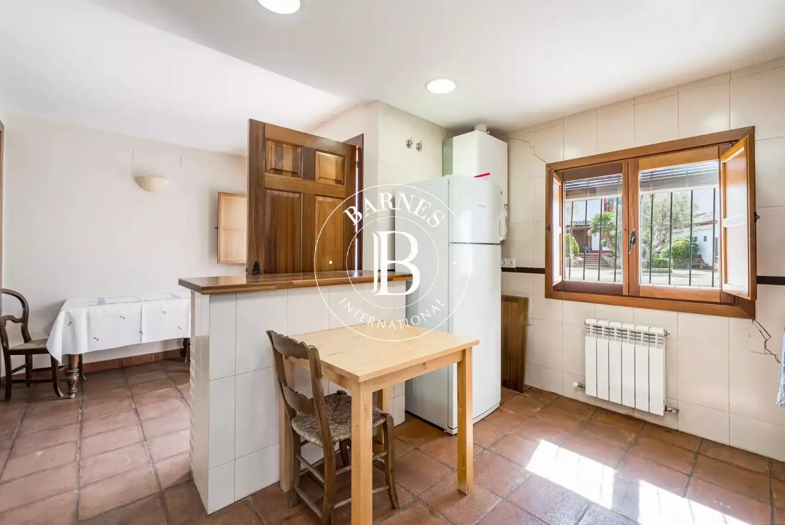 Cocina de Casa o chalet en venta en Alcázar de San Juan con Jardín privado, Piscina y Amueblado