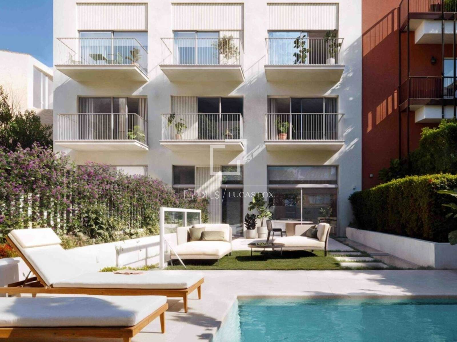 Swimming pool of Flat for sale in Sant Boi de Llobregat  with Air Conditioner, Heating and Terrace