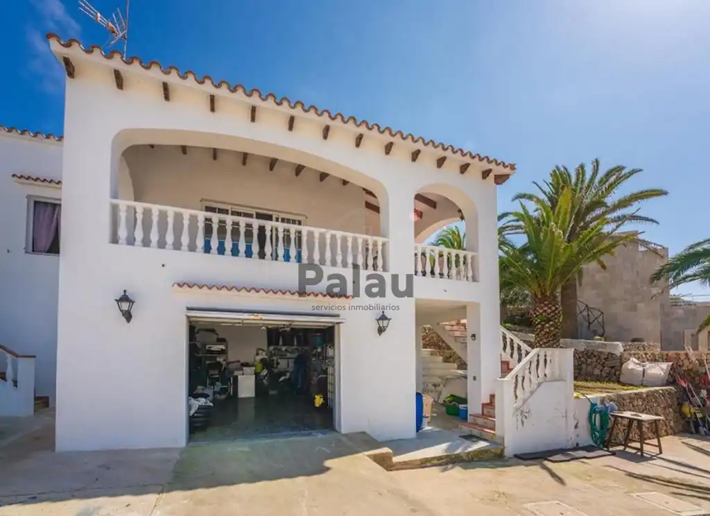 Vista exterior de Casa o chalet en venta en Maó - Mahón con Jardín privado, Terraza y Piscina
