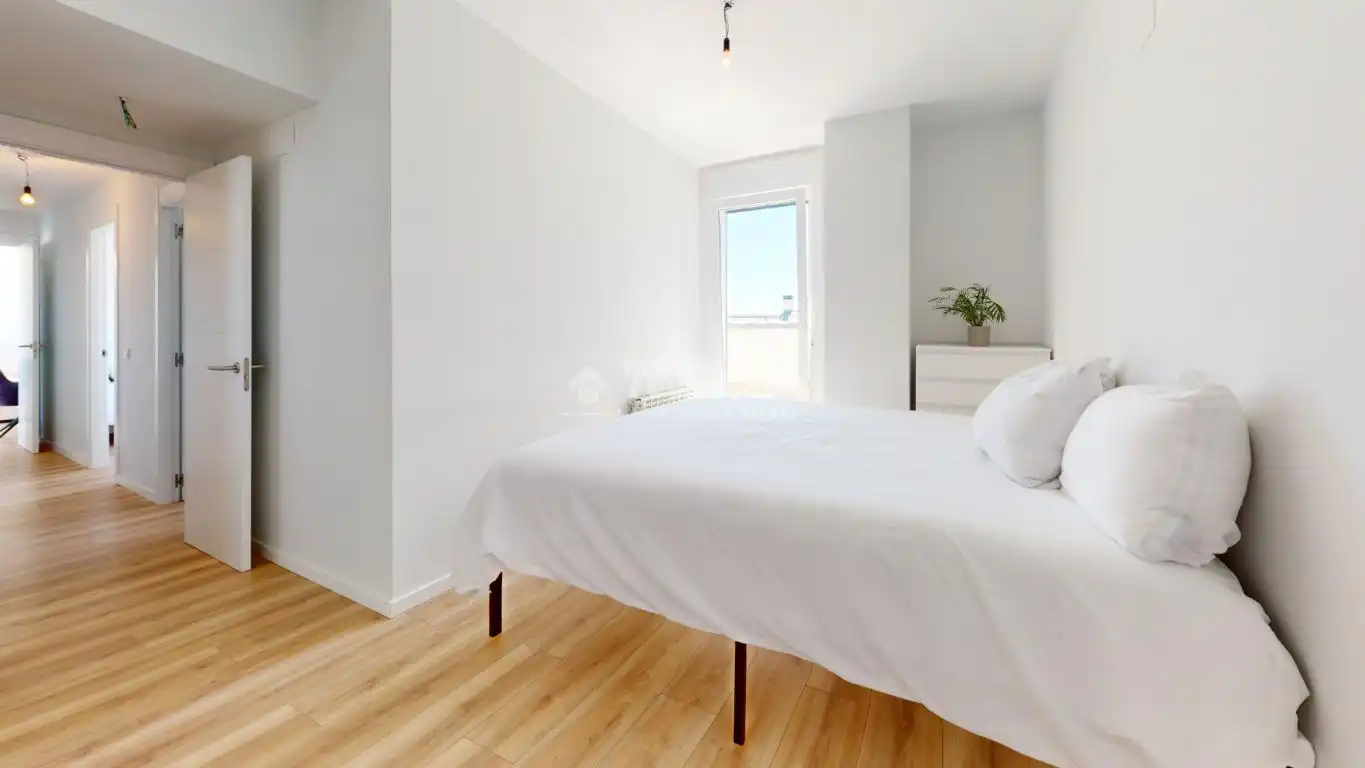 Schlafzimmer von Wohnung zum Verkauf in Villanueva de la Torre mit Parkett, Terrasse und Möbliert