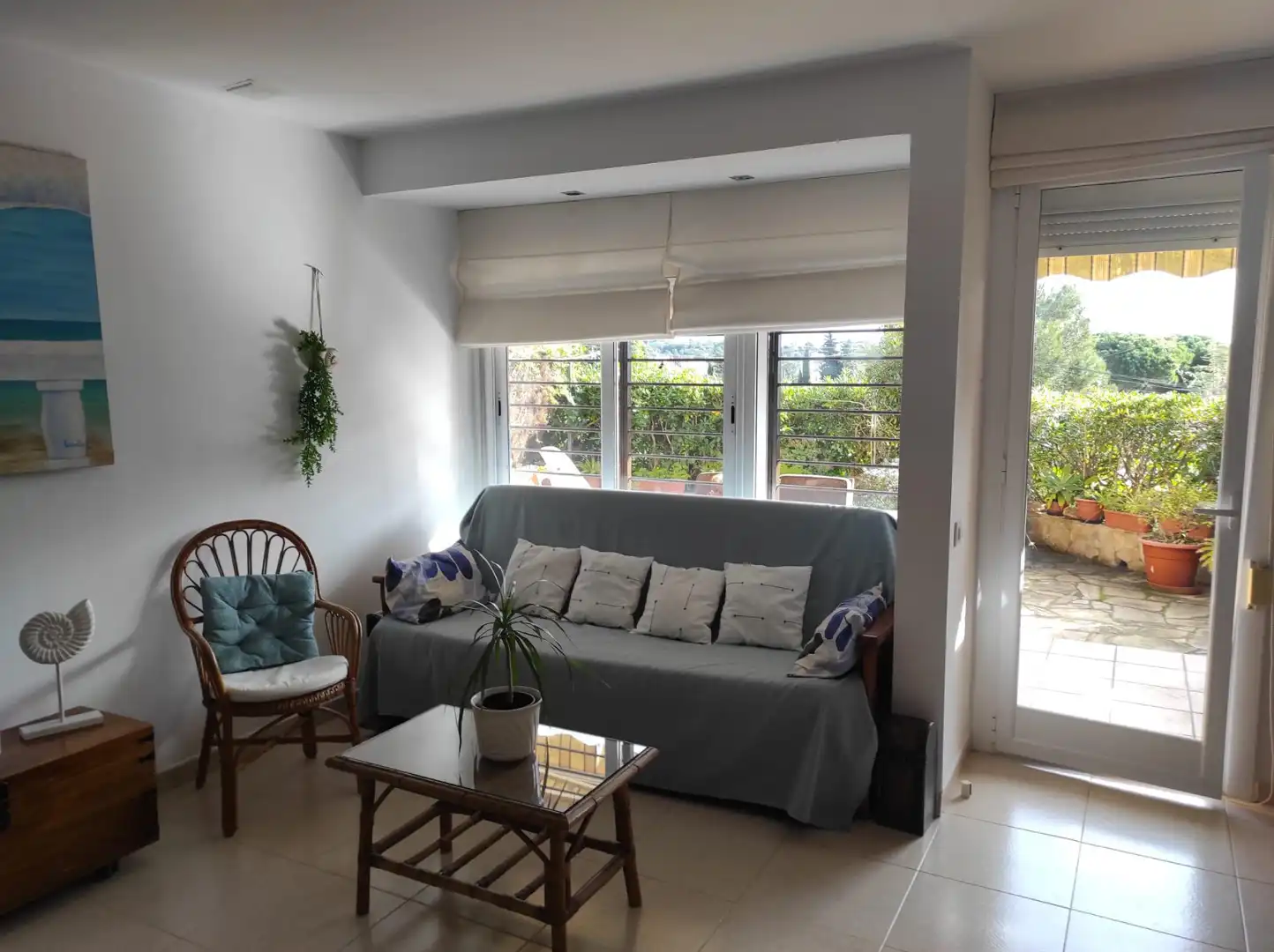 Sala d'estar de Apartament en venda en Tossa de Mar amb Jardí privat i Terrassa