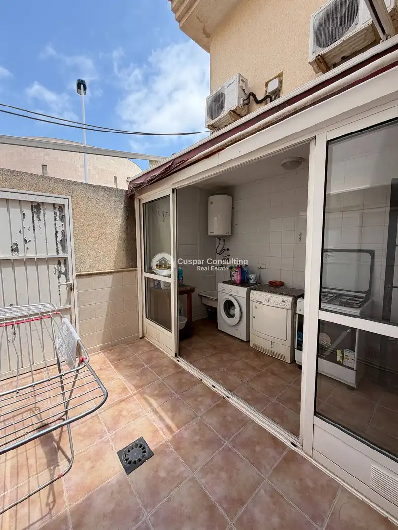 Terraza de Casa adosada en venta en San Pedro del Pinatar con Aire acondicionado, Calefacción y Terraza