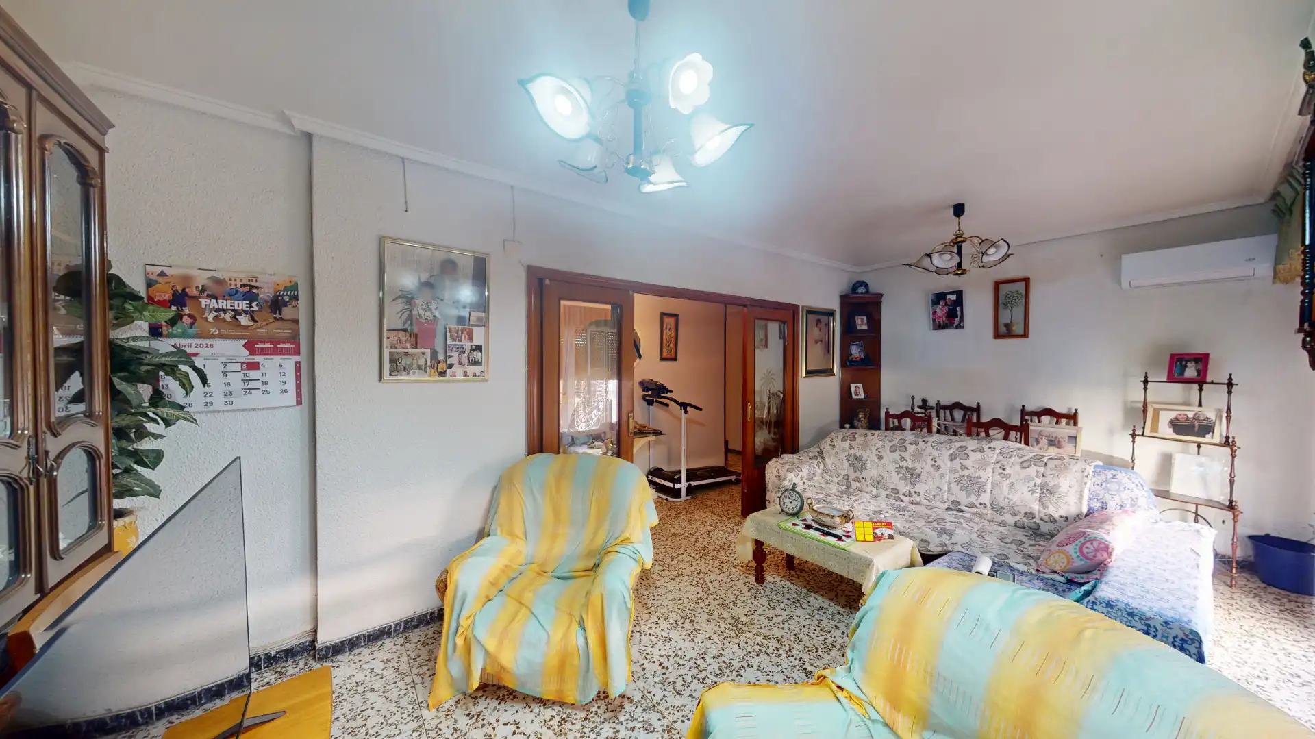 Sala d'estar de Pis en venda en Elche / Elx amb Aire condicionat, Calefacció i Terrassa