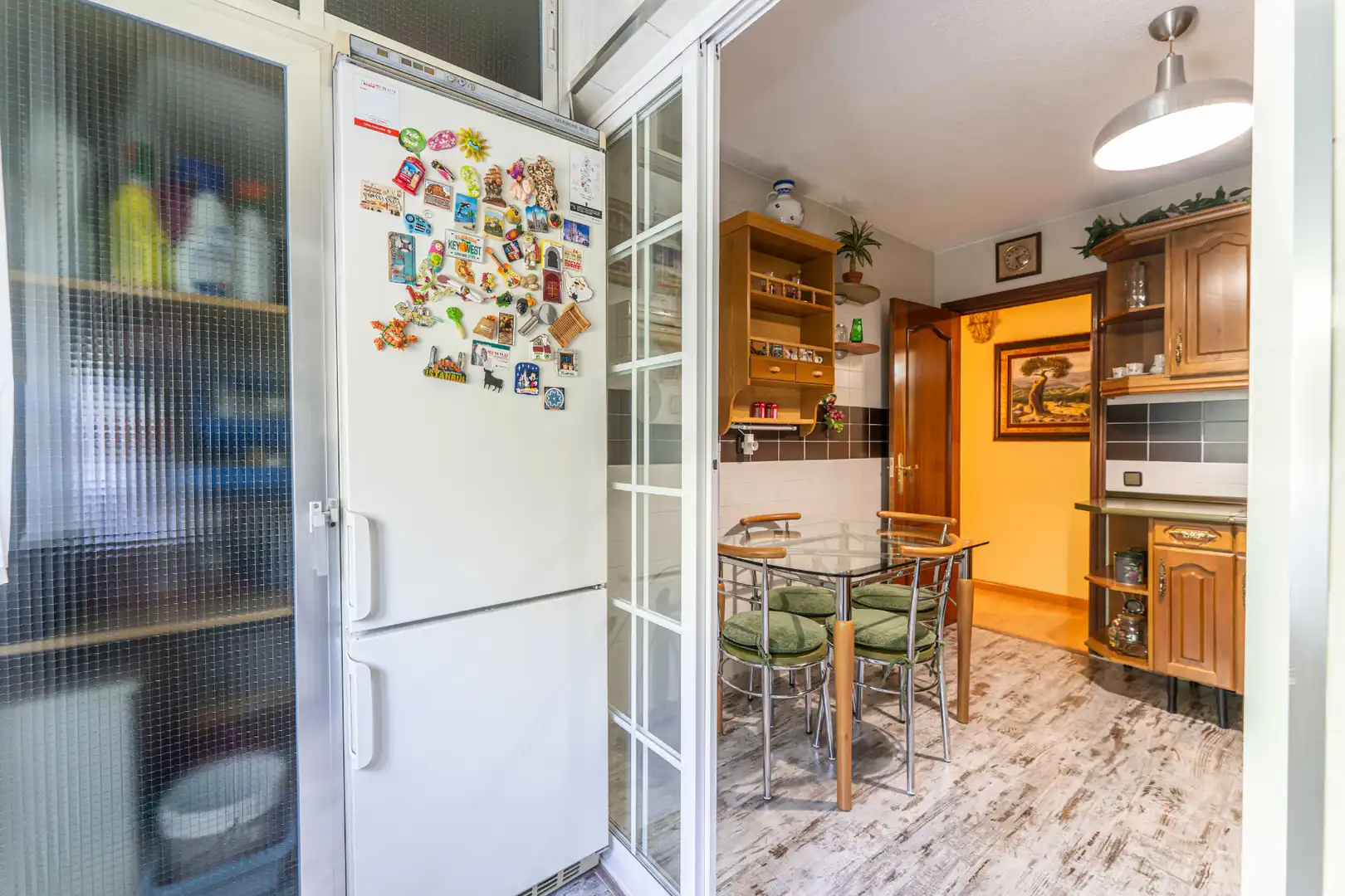 Kitchen of Flat for sale in Madrid  with Heating, Terrace and Furnished