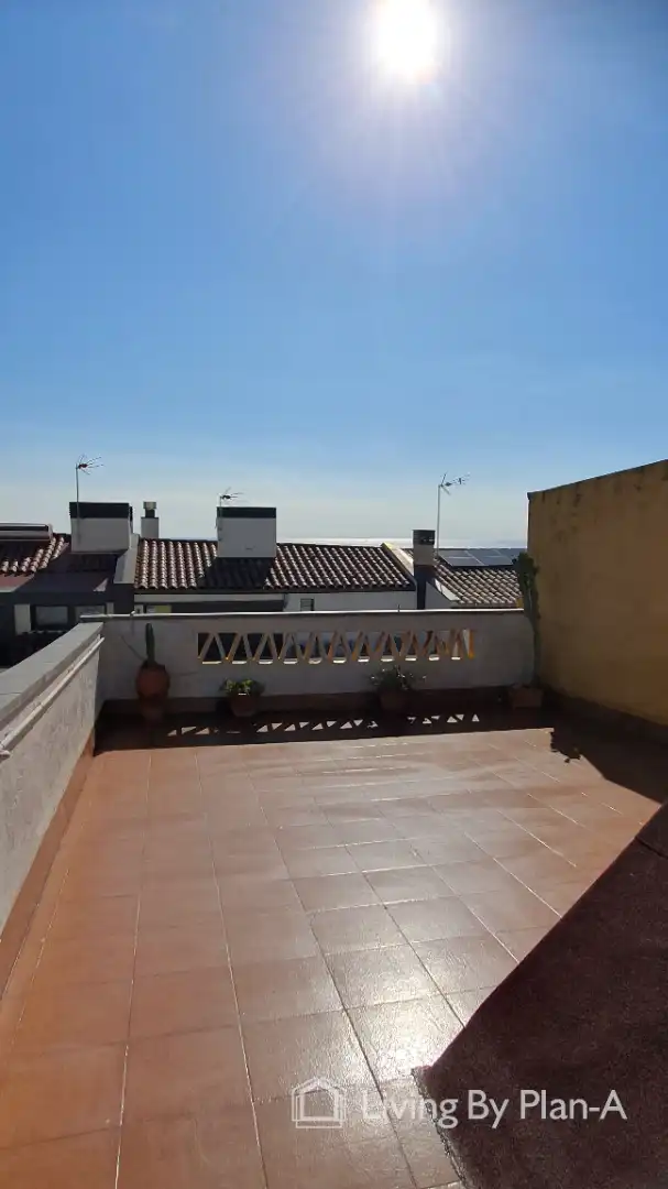 Terrassa de Casa adosada en venda en Montgat, Barcelona