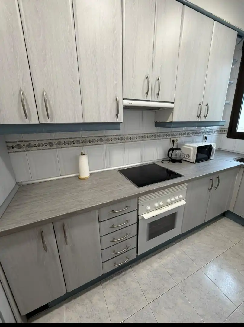 Cuina de Àtic de lloguer en Madrid amb Aire condicionat, Calefacció i Parquet
