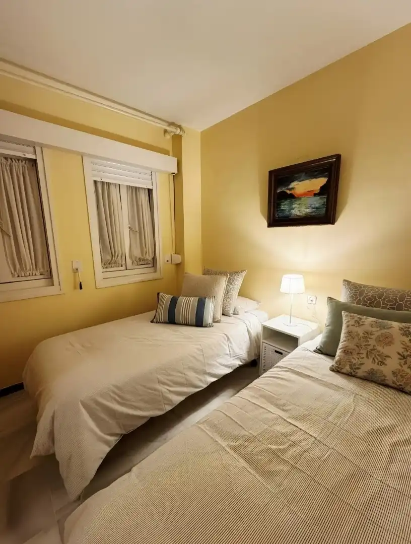 Bedroom of Flat for rent in El Puerto de Santa María  with Air Conditioner, Terrace and Furnished