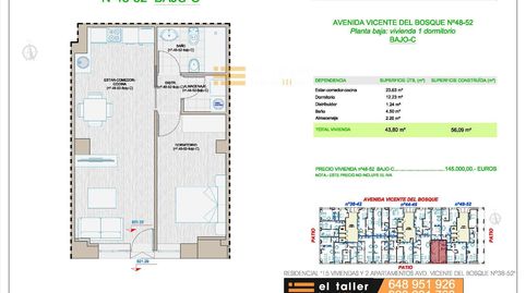 Foto 5 von Wohnung zum Verkauf in Vicente del Bosque, Chinchibarra, Salamanca Capital