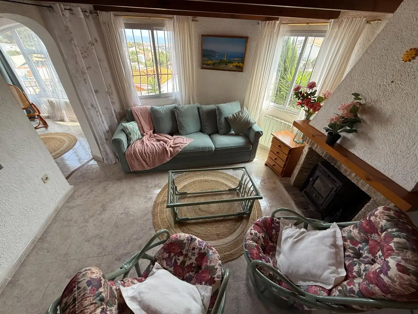 Living room of Houses for sale in Dénia  with Air Conditioner, Heating and Private garden