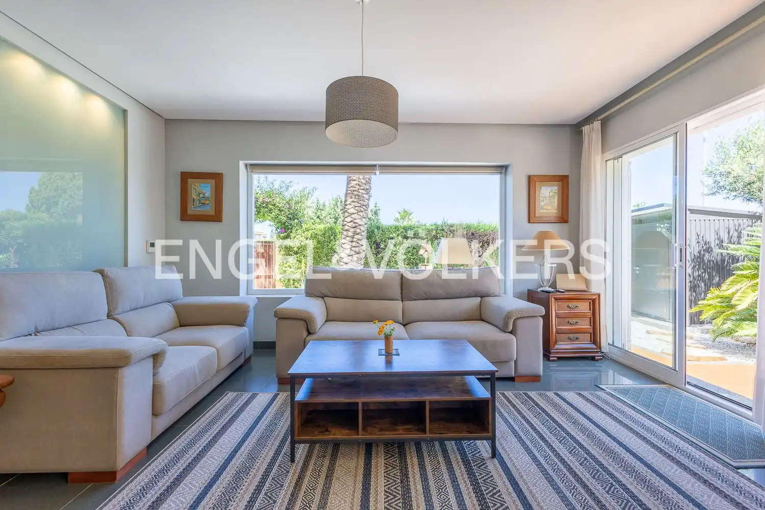 Wohnzimmer von Haus oder Chalet zum Verkauf in Dénia mit Klimaanlage, Heizung und Privatgarten